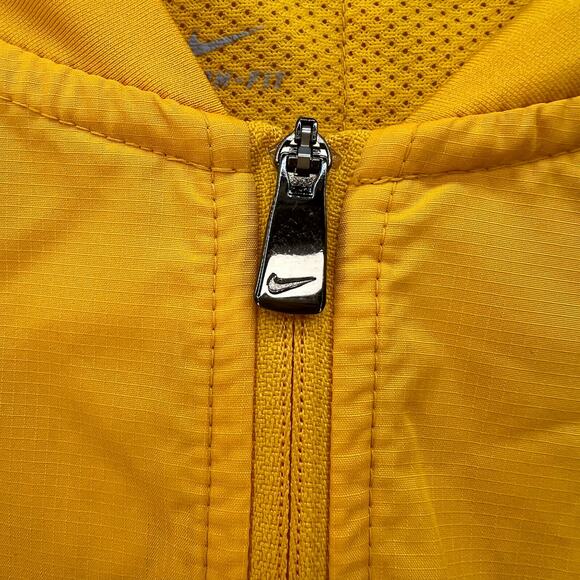 Green Bay Packers Jacket Men's size Large NFL Nike 1/4 Zip Gold Pullover - Picture 8 of 13